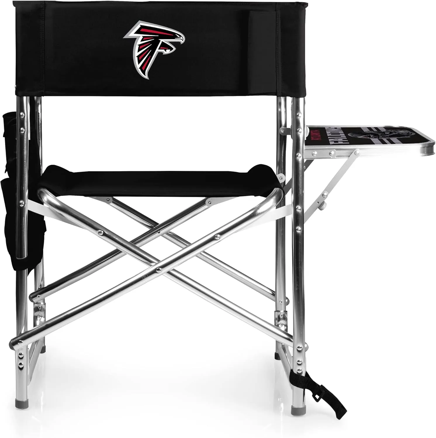 PICNIC TIME NFL Unisex-Adult NFL Sports Chair with Side Table, Beach Chair, Camp Chair for Adults
