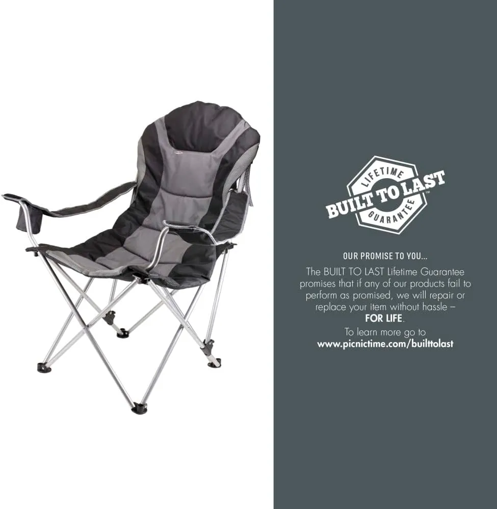 PICNIC TIME Reclining Camp Chair Outdoor Furniture