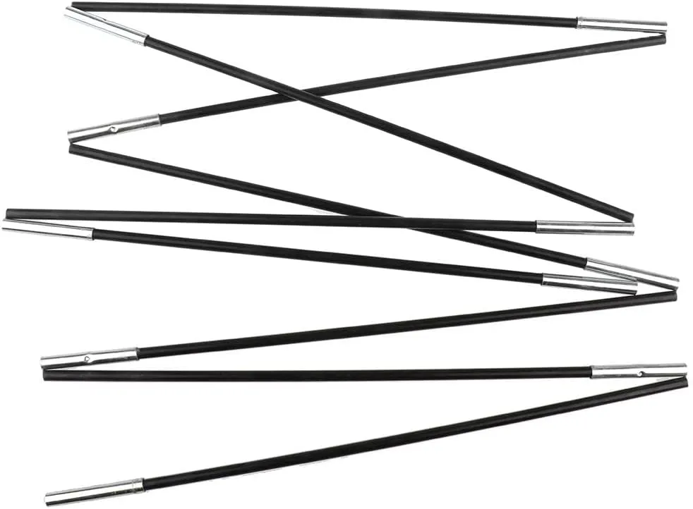 pistro Fiberglass Poles for Tarpaulin Tarpstange Tent Poles (2 Pieces Pack)
