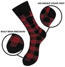 Plaid Minnesota Socks