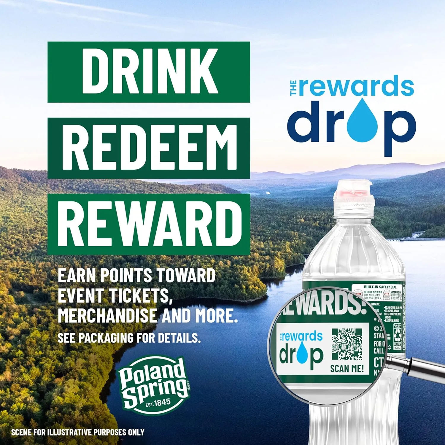 Poland Spring Maine Spring Water Bottles, 24 Pack – Crisp, Still Bottled Water with Naturally Balanced Occurring Minerals & Electrolytes for Taste - 16.9 Fl Oz