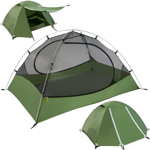 Polaris Lightweight Backpacking Tent,4-Person Ultralight Waterproof Camping Tent-3 Season