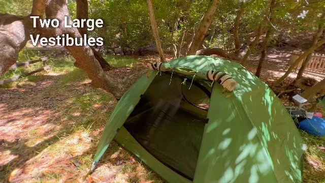 Polaris Lightweight Backpacking Tent,4-Person Ultralight Waterproof Camping Tent-3 Season