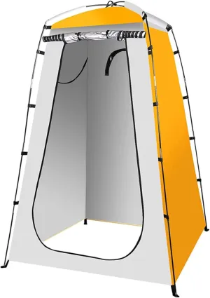 Pop-Up Changing Tent, 190T 47x47x75 Changing Tent with Zippered Window & Door, Shower with 4 Windproof Rope & 4 Peg, Water & Sun Proof Portable Privacy for Outdoor, Style 1 P
