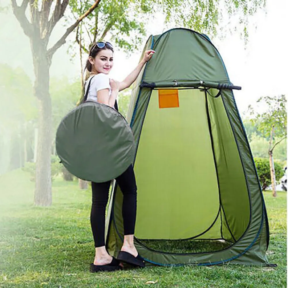 Pop Up Shower Tent Camping Portable Privacy Waterproof Instant Toilet Change Roo