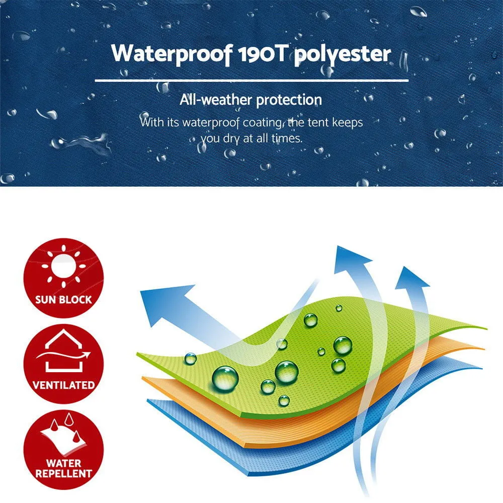 Pop Up Shower Tent Camping Portable Privacy Waterproof Instant Toilet Change Roo
