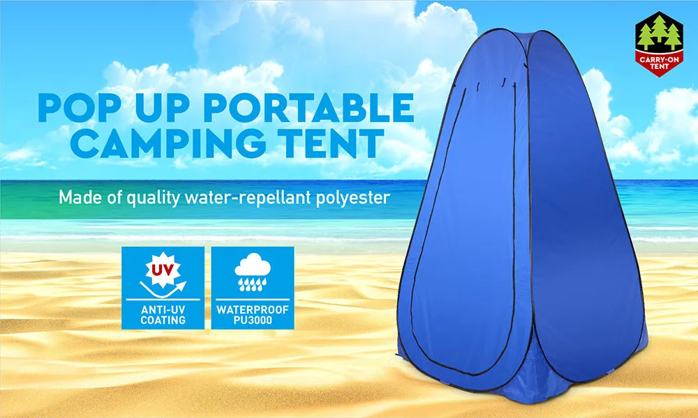 Pop Up Shower Tent Camping Portable Privacy Waterproof Instant Toilet Change Roo