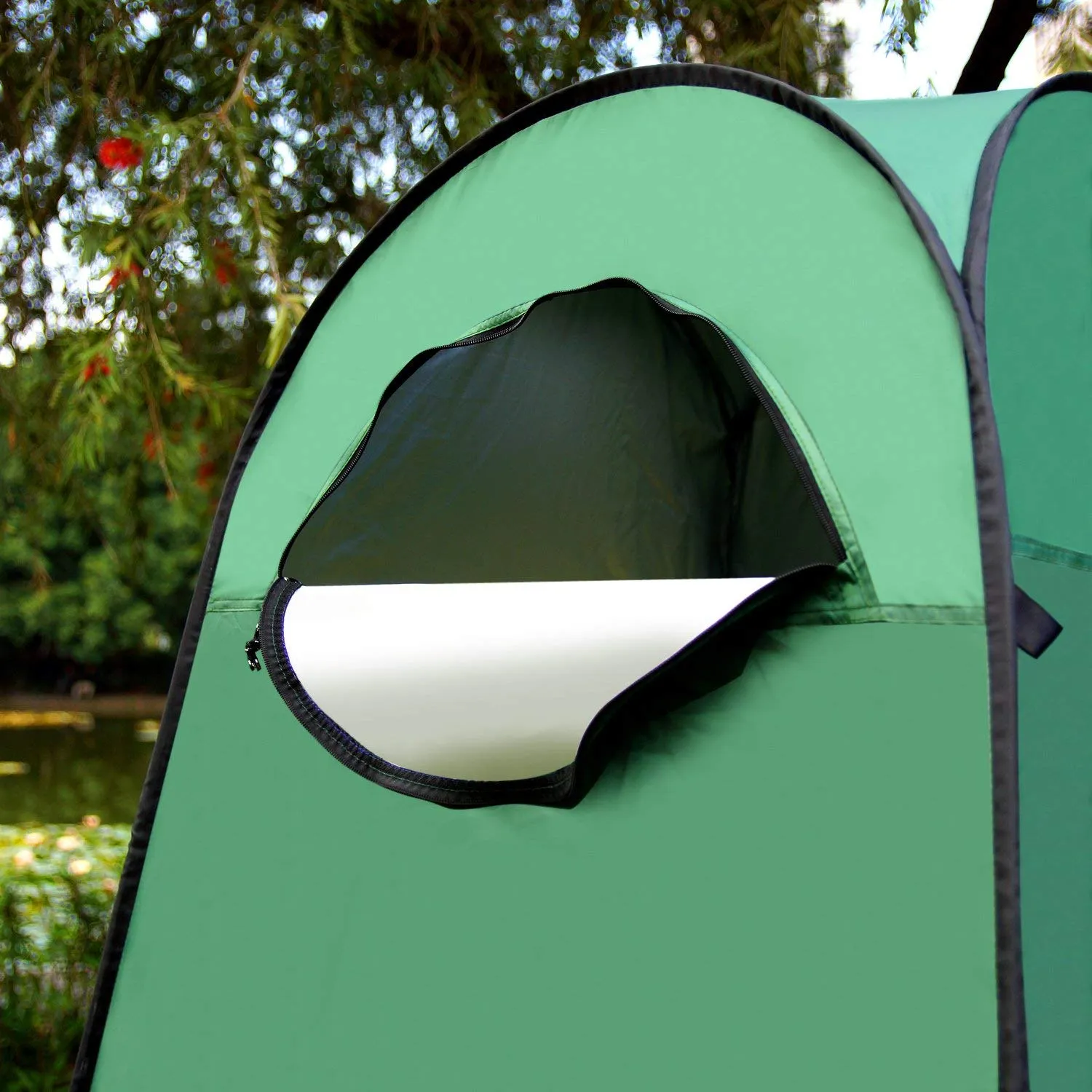 Pop Up Shower Tent Camping Portable Privacy Waterproof Instant Toilet Change Roo