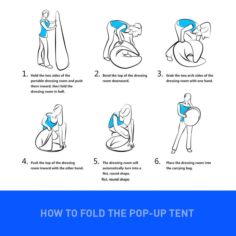 Pop Up Shower Tent Camping Portable Privacy Waterproof Instant Toilet Change Roo