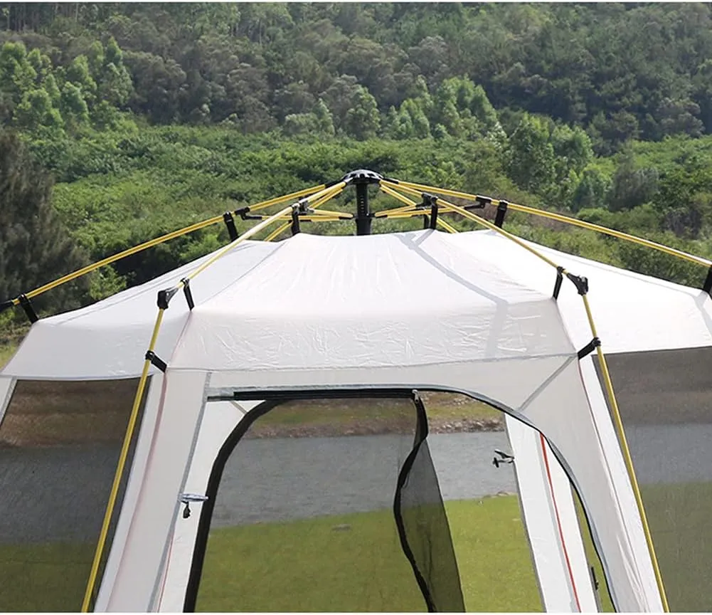 Pop Up Tent 3-8 Person Beach Tent Sun Shelter Outdoor Camping Family Tent Instant Tent Easy Set Up for Camping Backpacking Hiking Mountaineering