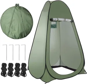 Pop Up Tent Upgrade Privacy Shower Tent Portable Outdoor Sun Shelter for Toilet Camping Biking Beach with Carry Bag
