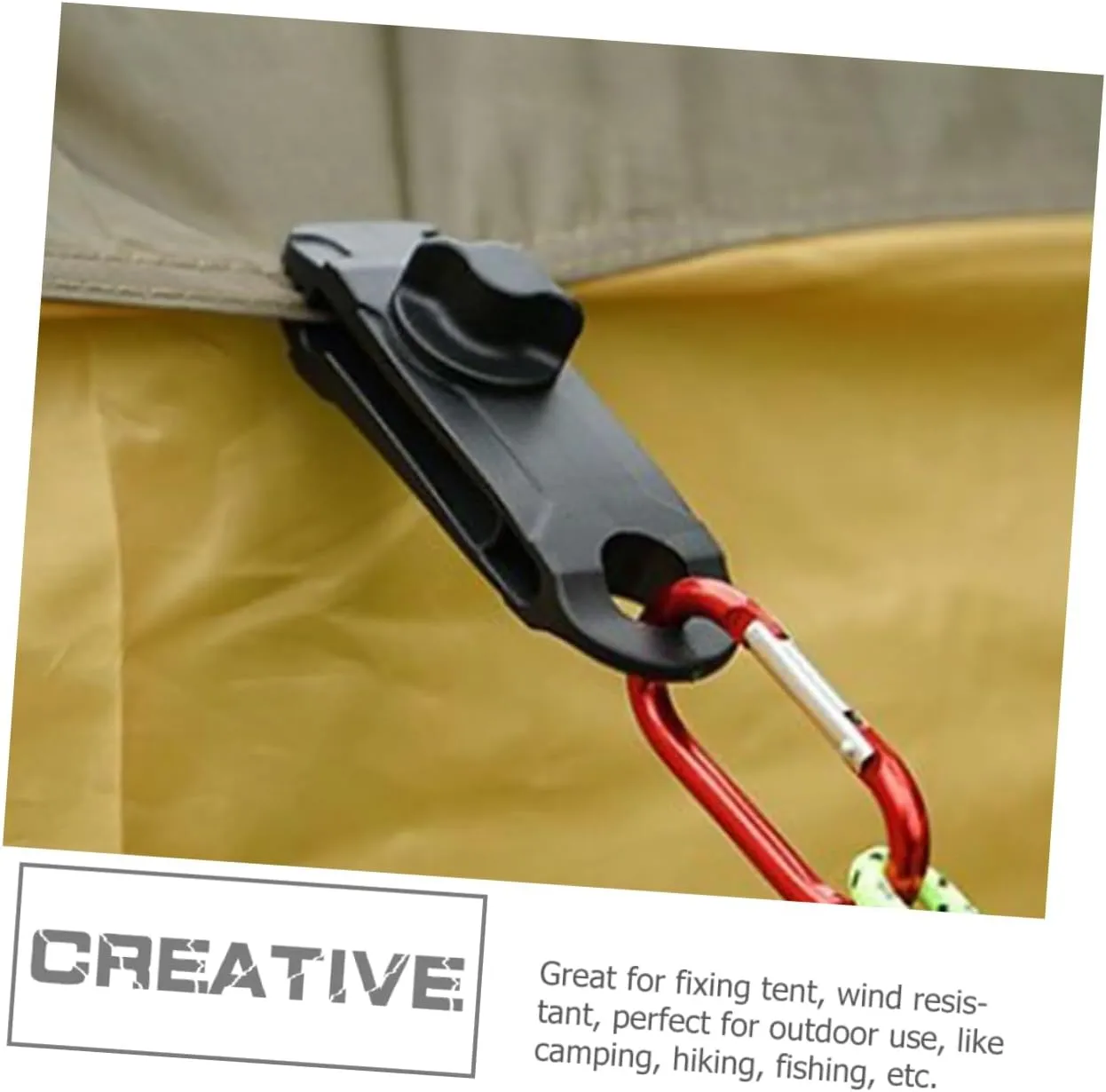 POPETPOP 8 Pcs Tent Clip Nylon Little Clip Water Proof