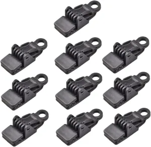 POPETPOP Tarp Clip Tent Clamp Sun Shade Clips Tents for Camping Waterproof Tent Fixing Clip Heavy Duty Tarp Sun