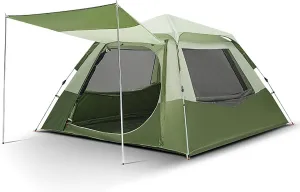 Portable 3-4 Person Instant Famlly Campitent - Pop-Up Quick Setup Outdoor Tents Automatic Tents for Parties,Picnic, Outdoors Travel,Camping