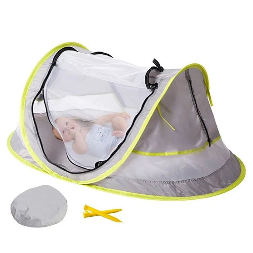 Portable Baby Crib Travel Bed Beach Tent