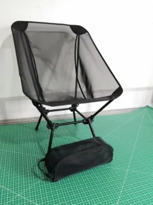 Portable Camping Chair Mesh Backpacking Chairs, Ultralight Folding Chair, Compact Lightweight Foldable Chairs for Hiking Camp Beach Outdoor