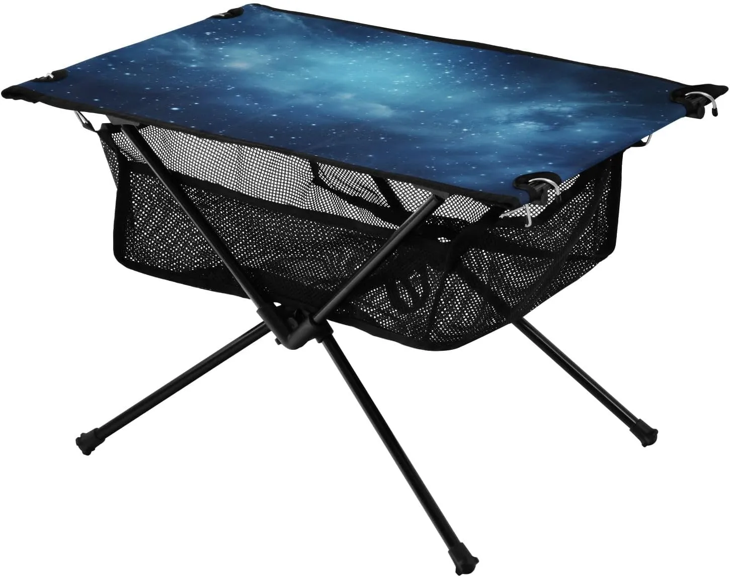 Portable Camping Table Space Galaxy Cosmic Outdoor Foldable Camp Tables for Outside, Camping, Hiking, Tailgating