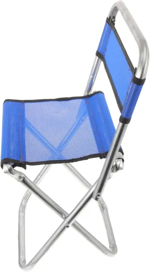 Portable Folding Chair Compact Outdoor Stool for Camping Fishing and Travel Lightweight Bracket with Mesh Space Saving Design for Easy Carrying and Storage
