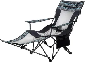 Portable Folding Chair Leisure Outdoor Camping Chair Folding Chair Recliner Chair Portable Lunch Break Wild Sports Adjustable Folding Chair