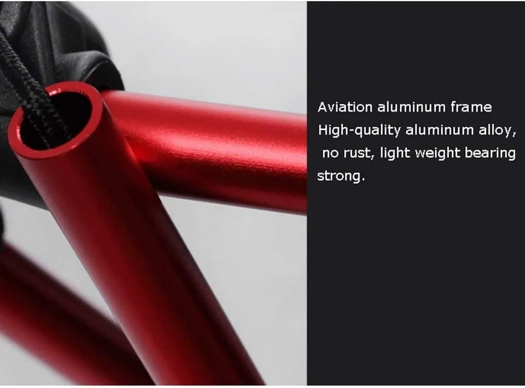 Portable Folding Chair Portable Camping Chair Outdoor Lightweight Aluminum Moon Chair Leisure Camping Fishing Chair Folding Stool Adjustable Folding Chair(E)