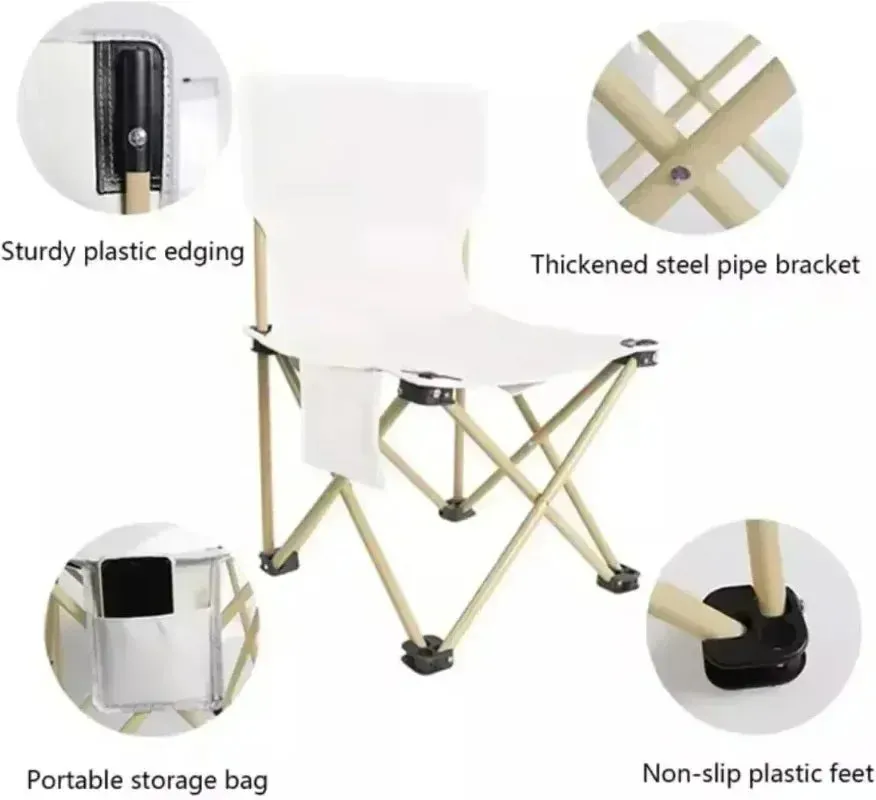 Portable Folding Chair with First-time buyer discount Professional Camping Side Pocket