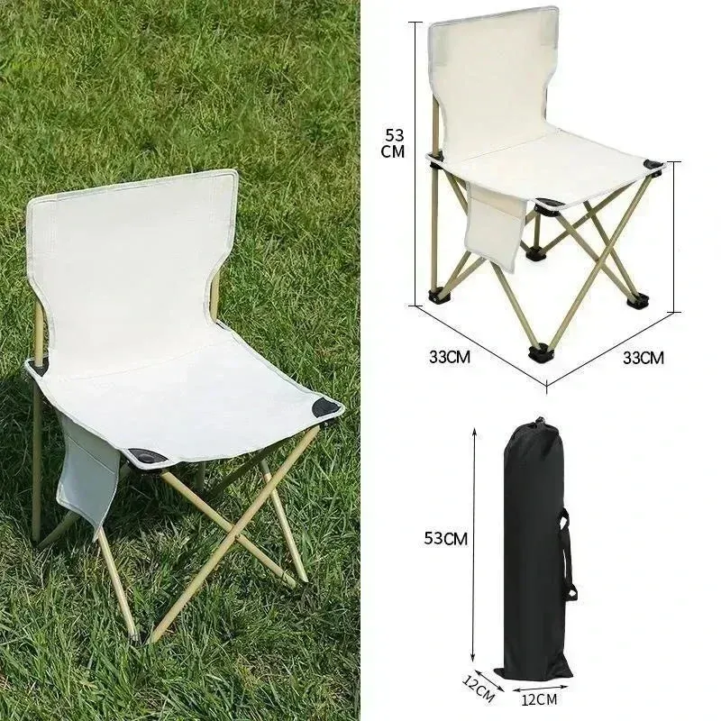 Portable Folding Chair with First-time buyer discount Professional Camping Side Pocket