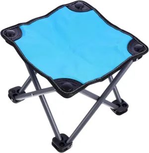 Portable Outdoor Folding Chair Oversized Camping Stool Compact Beach Seat Foldable Barbecue Chair