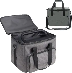 Portable Power Station Storage Bag, Travel Carrying Case for Jackery 1000, ECOFLOW River Max, Bluetti EB70S, GRECELL T1000, Gray
