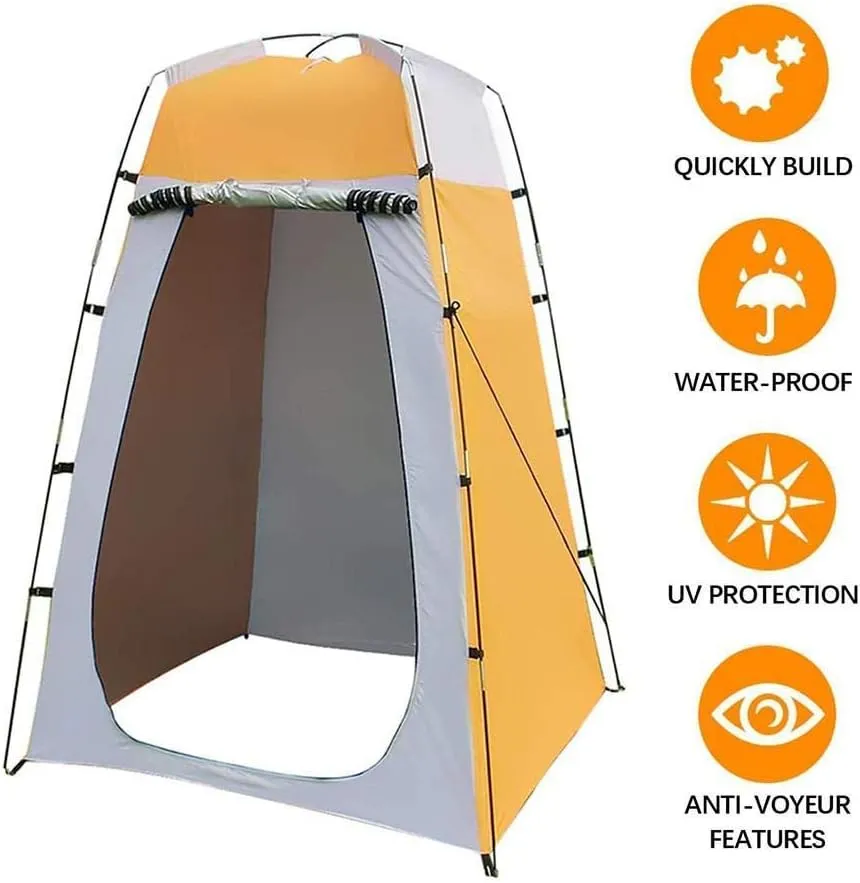 Portable Privacy Shower Tent Removable -Blocking Dressing Changing Room for Outdoors Beach Camping Travelling Accessories