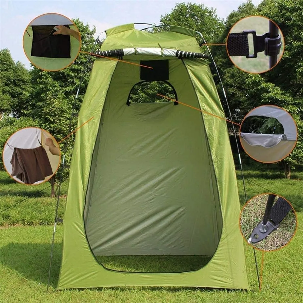 Portable Privacy Shower Tent Removable -Blocking Dressing Changing Room for Outdoors Beach Camping Travelling Accessories