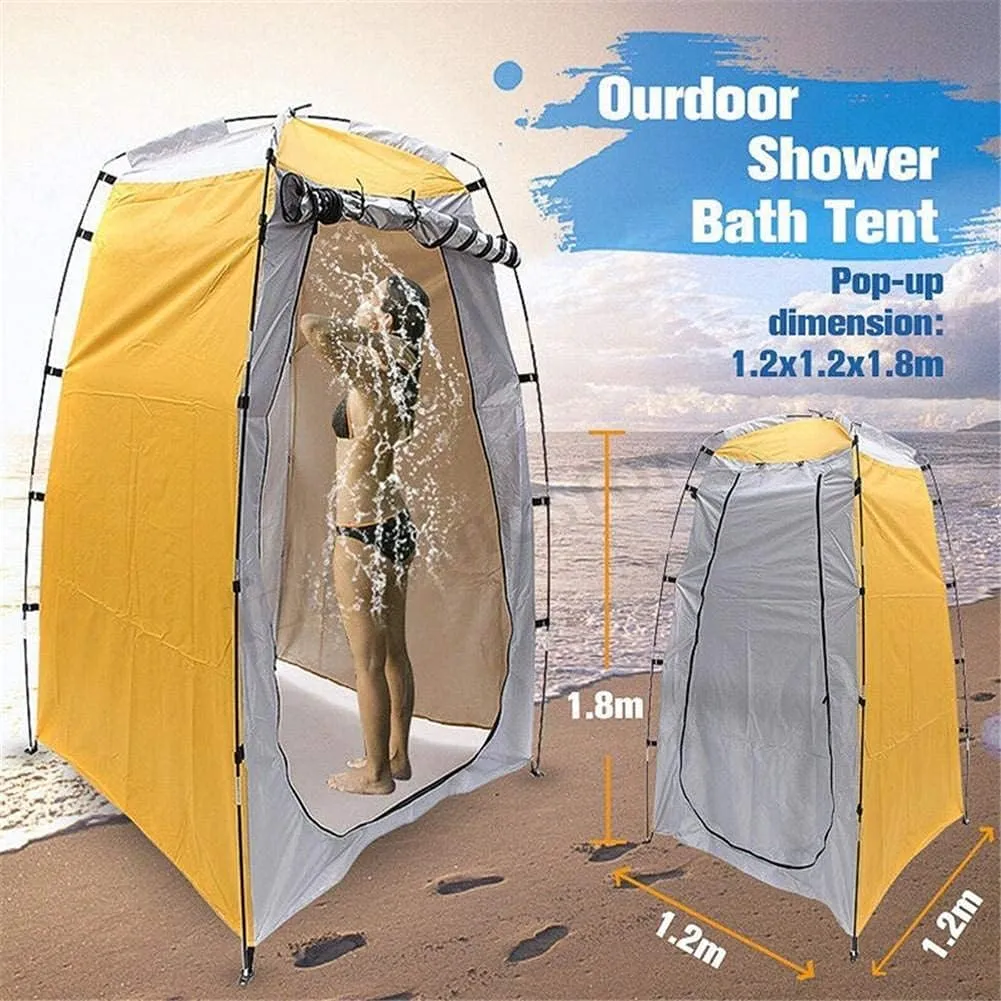 Portable Privacy Shower Tent Removable -Blocking Dressing Changing Room for Outdoors Beach Camping Travelling Accessories