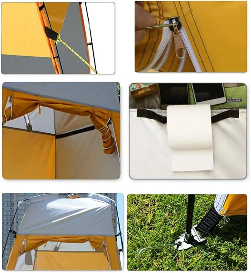 Portable Privacy Shower Tent Removable -Blocking Dressing Changing Room for Outdoors Beach Camping Travelling Accessories