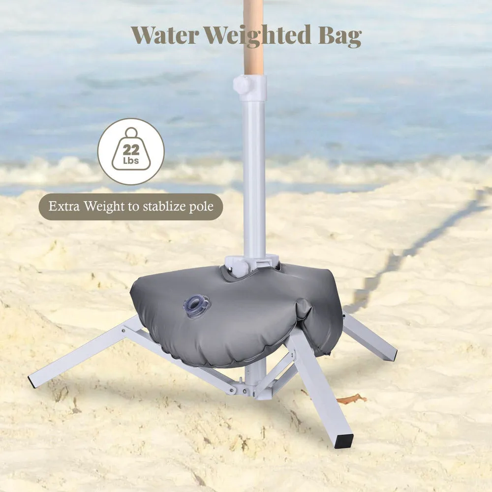 Portable Umbrella Stand Base Holds Poles D 1 1/4"