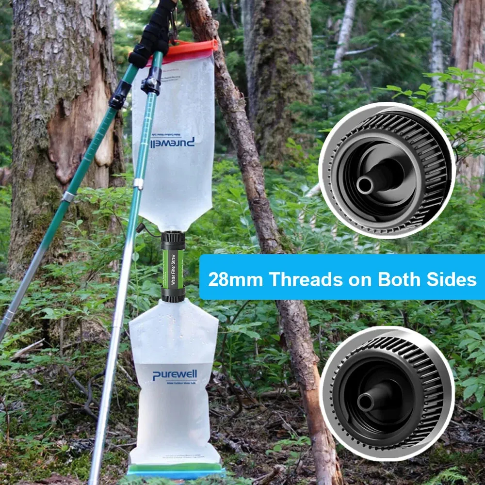 Portable Water Purifier Straw for Outdoor Survival Gear