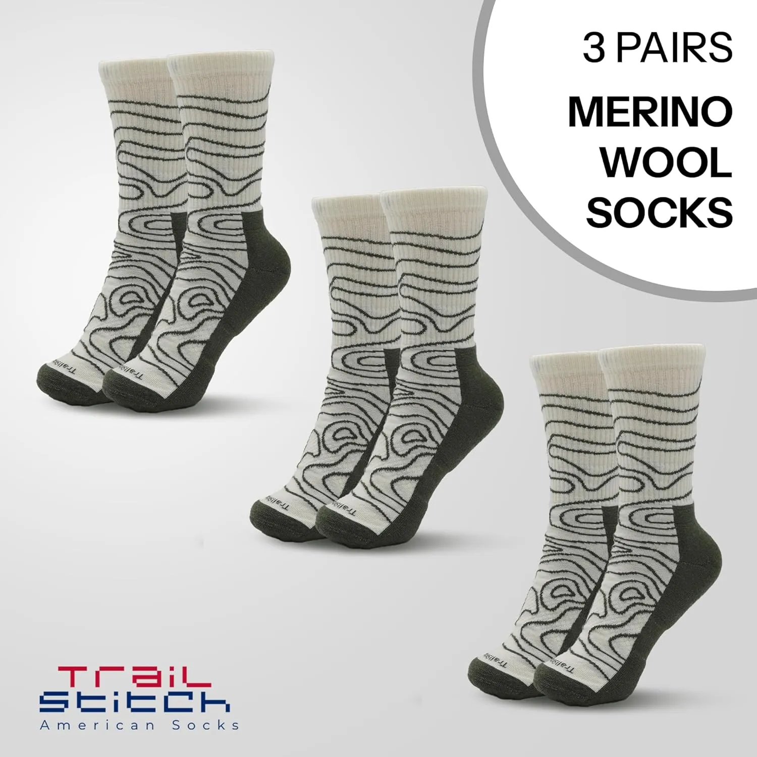 Premium Merino Wool Light Hiking Socks