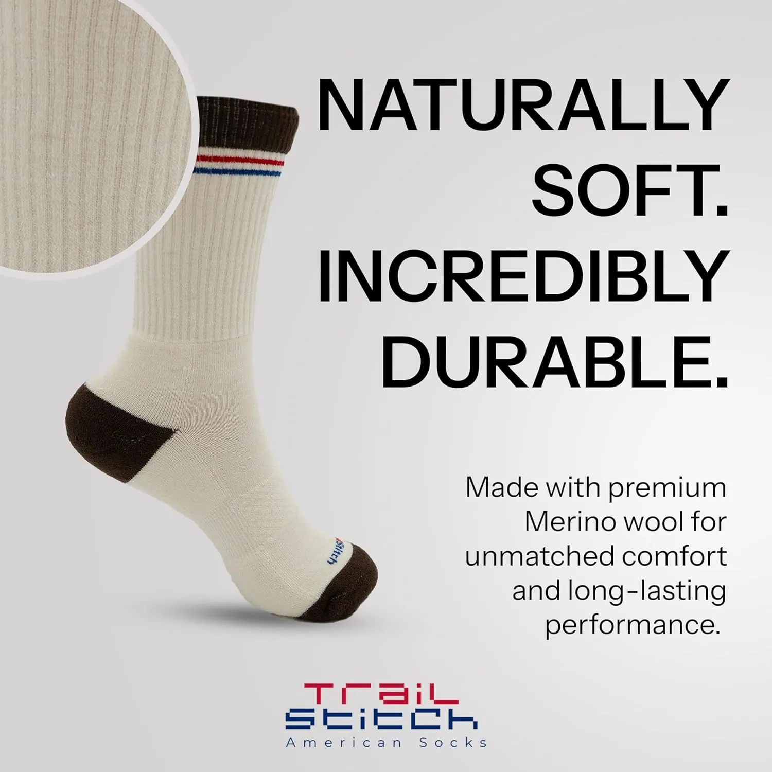 Premium Merino Wool Light Hiking Socks