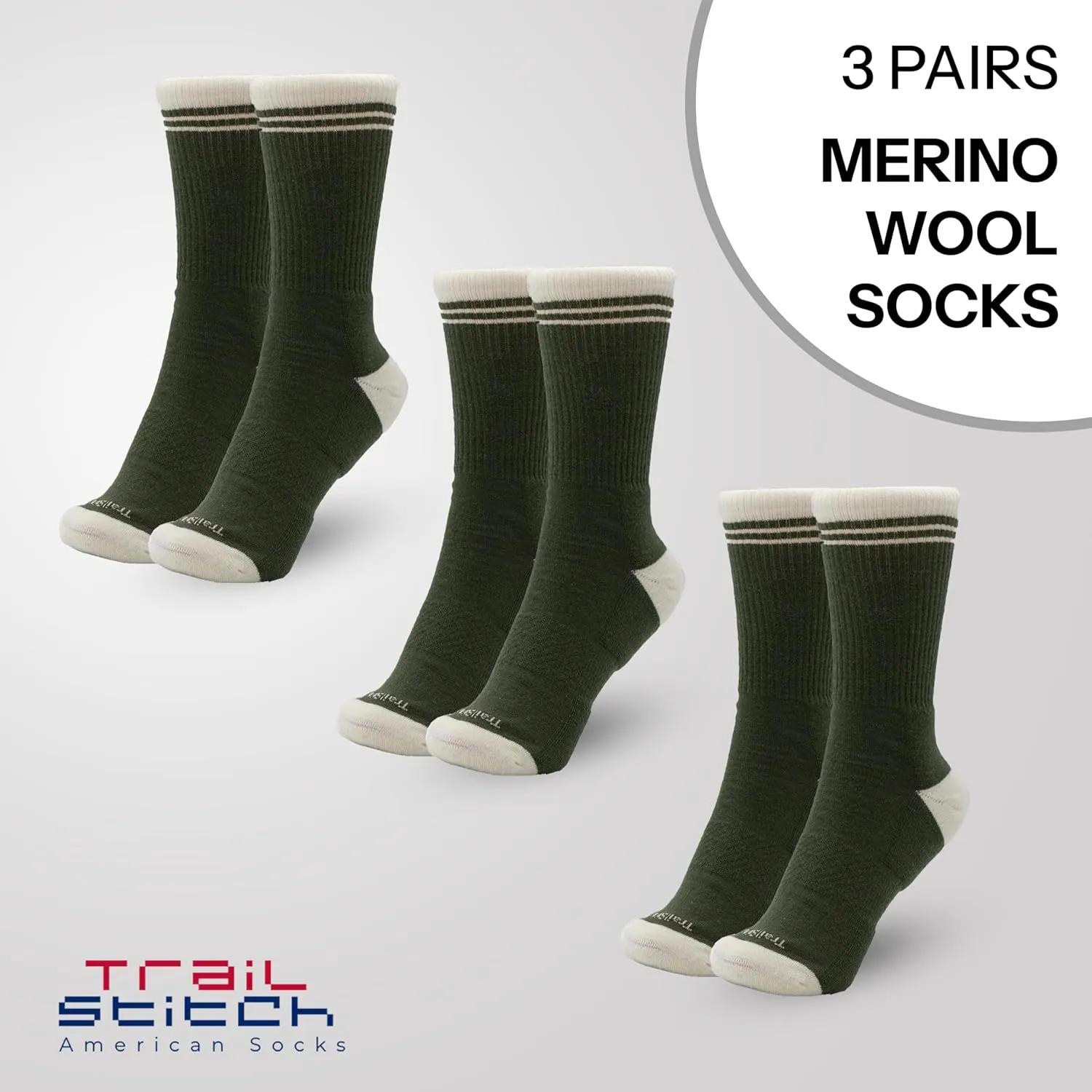 Premium Merino Wool Light Hiking Socks