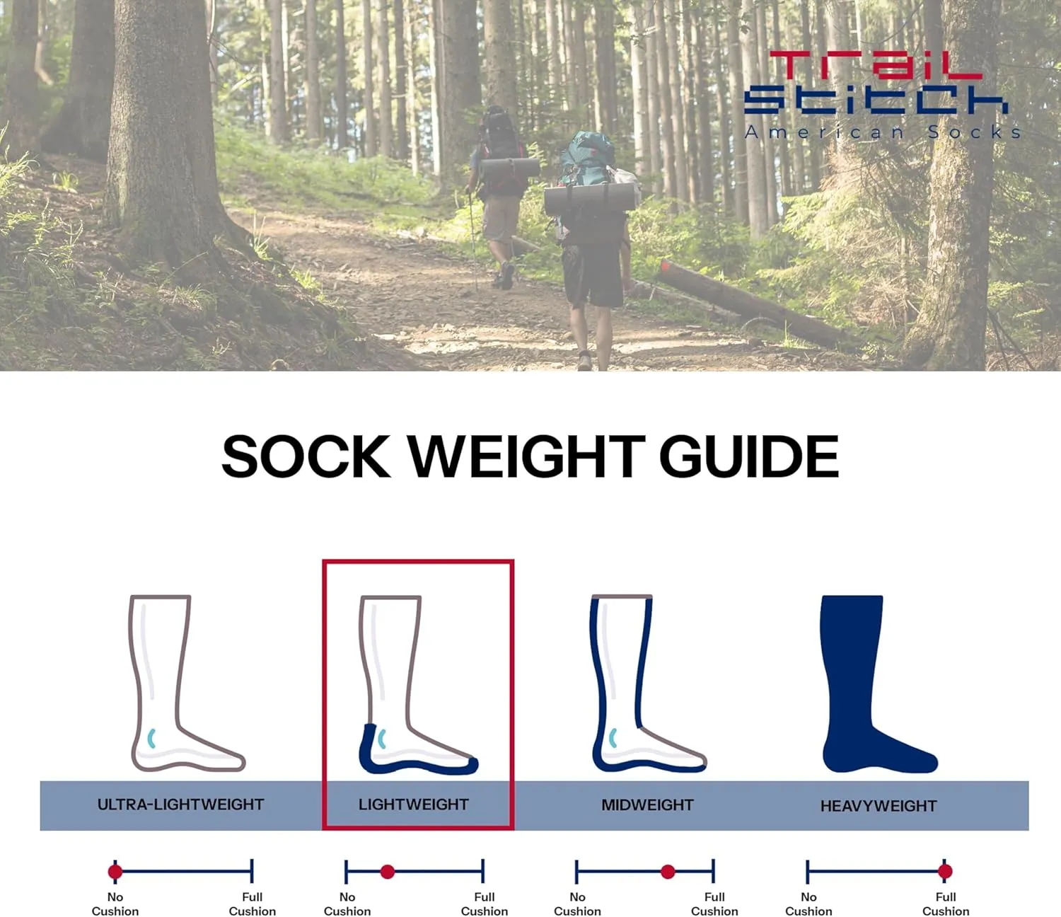 Premium Merino Wool Light Hiking Socks