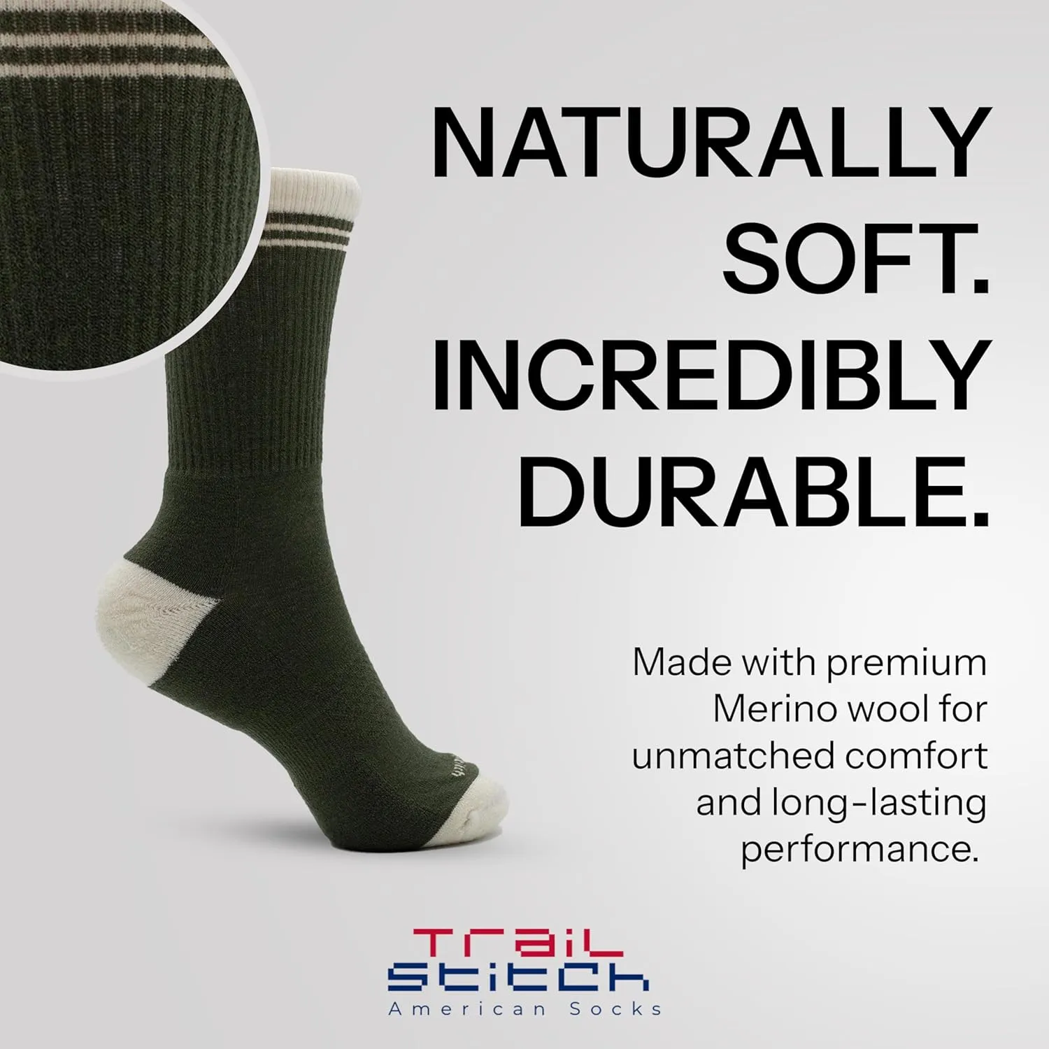 Premium Merino Wool Light Hiking Socks