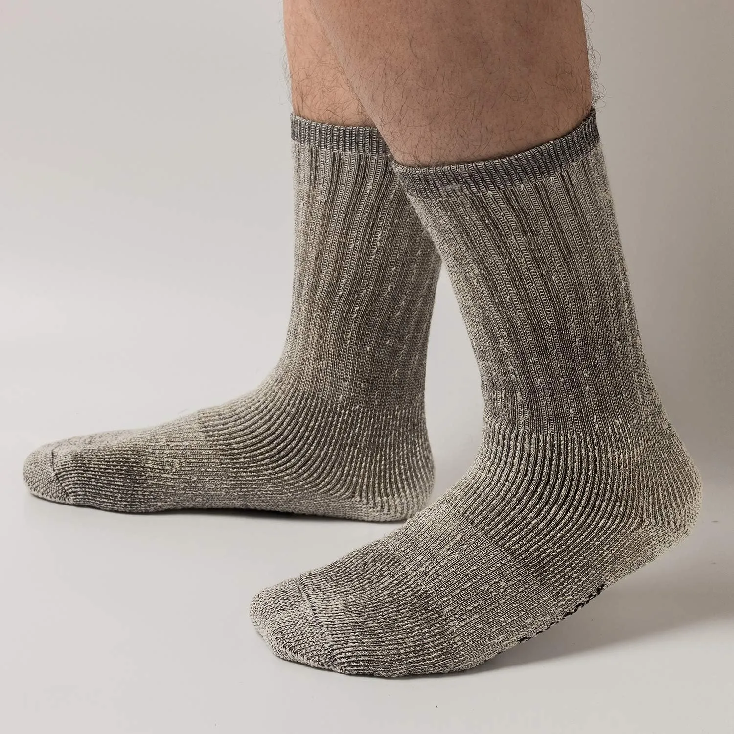 Premium Merino Wool Socks Outdoor Cushioned Warm Hiking Socks Moisture Wicking 3 Packs