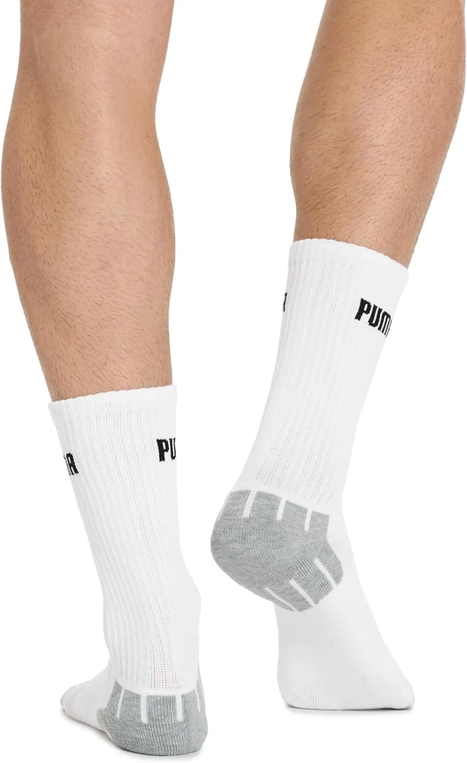 PUMA Men's 8 Pack Athletic Cushioned Crew Socks