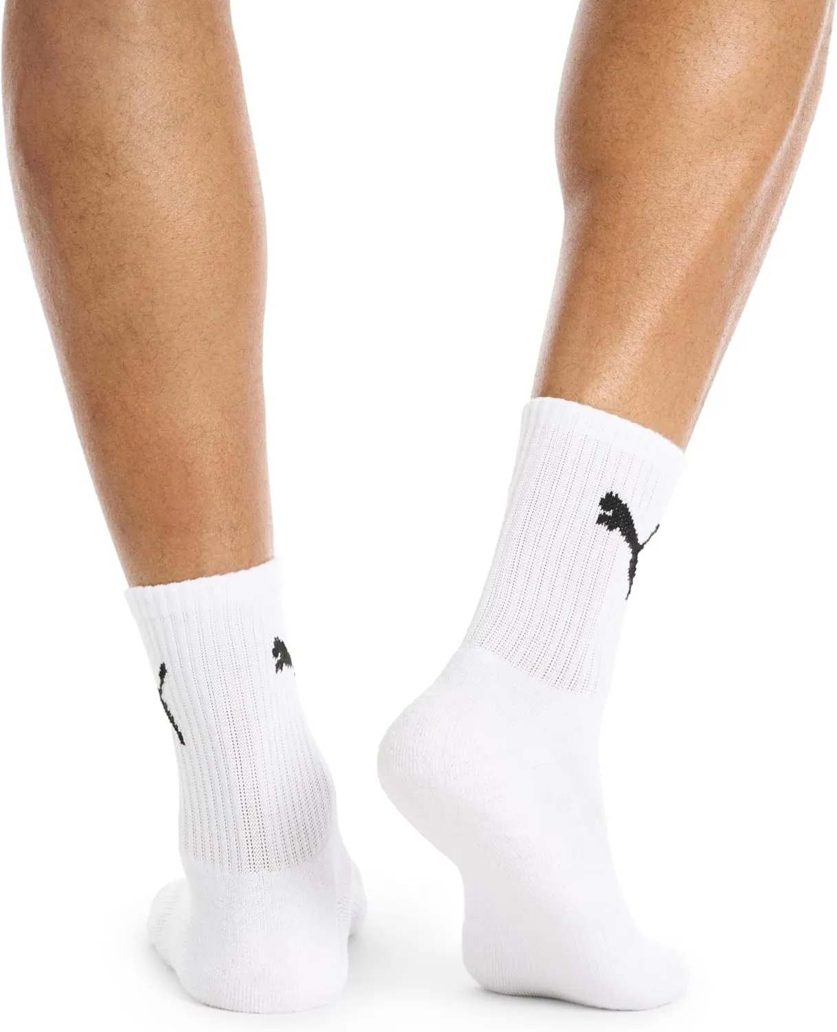 PUMA Men's 8 Pack Athletic Cushioned High Quarter Crew Socks