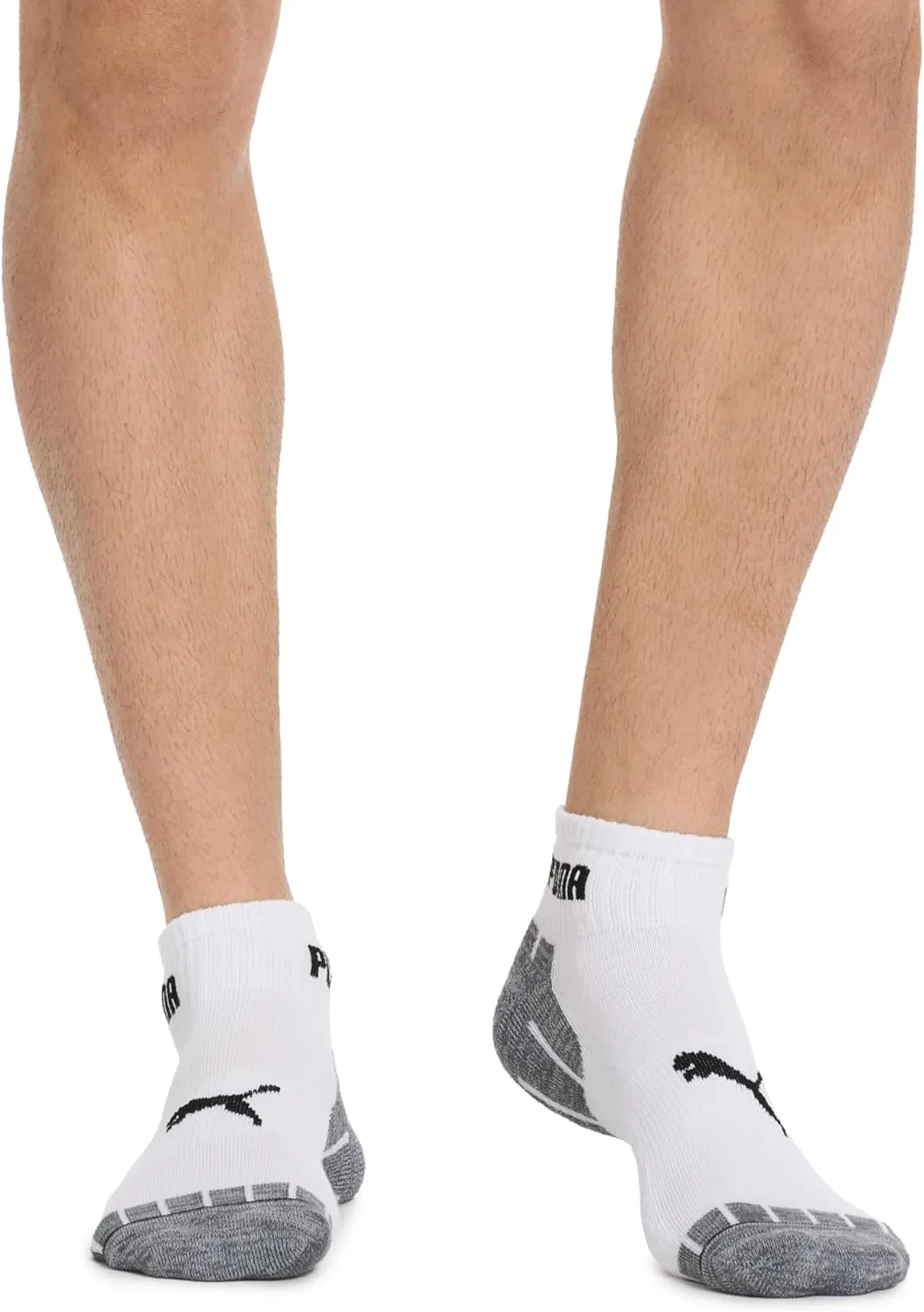 PUMA Men's 8 Pack Athletic Cushioned Quarter Crew Socks