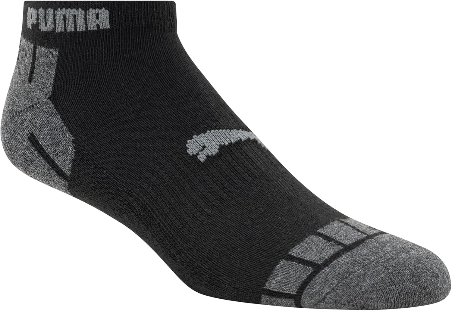 PUMA Men's 8 Pack Athletic Cushioned Quarter Crew Socks