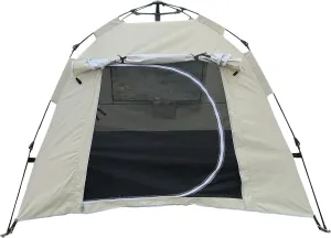 Quick-Opening Automatic Tent, Waterproof and UV Resistant Tent, Suitable for 2~3 People Camping, Outdoor Travel Tent, Beige
