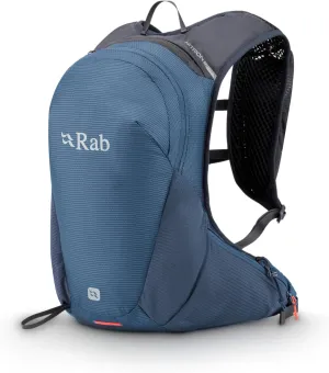 Rab Nitron Lightweight Hydration Pack - Comfortable Daypack for Hiking, Trekking, & Trail Running - Orion Blue - 12-Liter (Back Length - Medium)