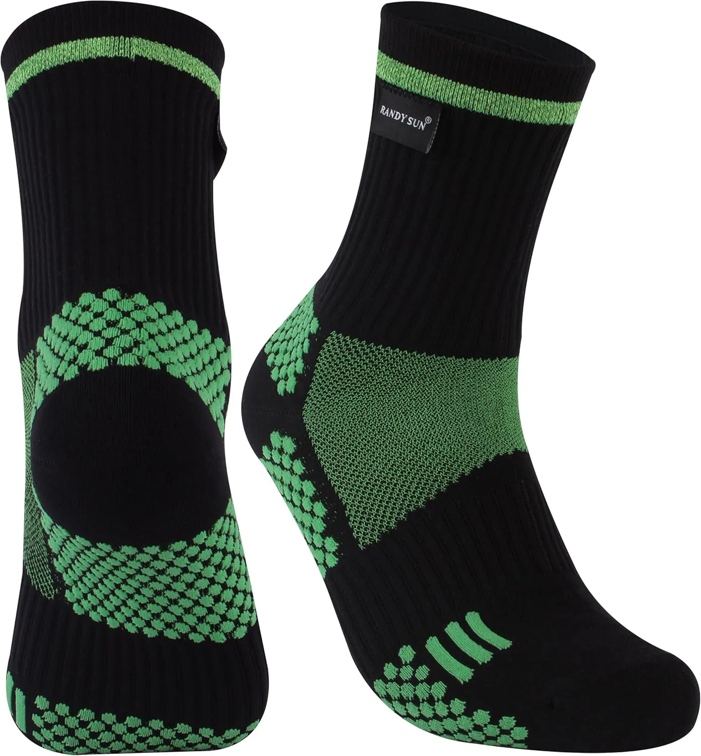 RANDY SUN Merino Wool Hiking Waterproof Socks, Unisex Breathable Multisport Crew Socks 1 Pair