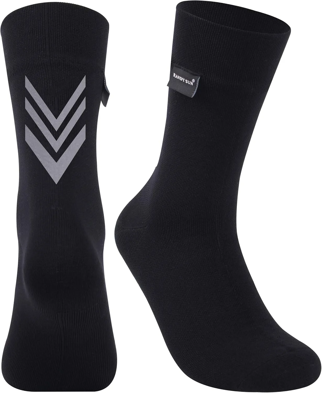 RANDY SUN Merino Wool Hiking Waterproof Socks, Unisex Lightweight Breathable Multisport Crew Socks 1 Pair