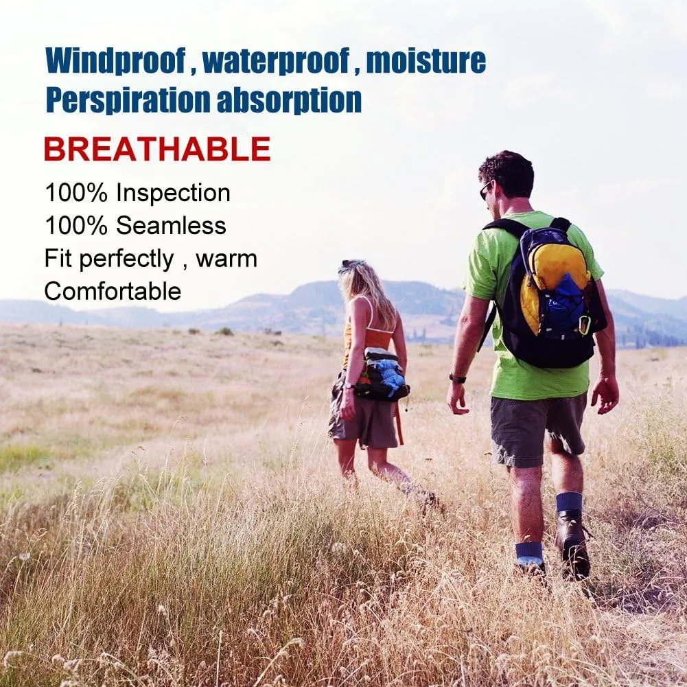 RANDY SUN Waterproof Breathable Socks, [SGS Certified] Unisex Novelty Skiing Trekking Hiking Wading Trail Socks