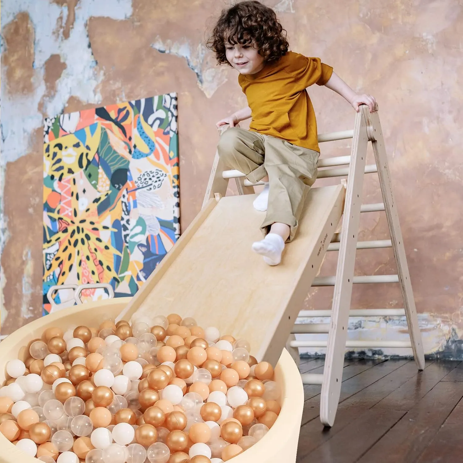 Realhaha Ball Pit Balls 100 Play Balls Plastic Balls for Baby Girls Toddlers Kids Play Tent Pool Playhouse Playpen Party Decoration 2.2 2.36 2.75 Inch